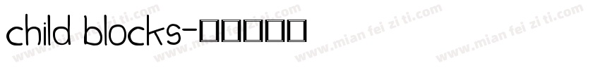 child blocks字体转换